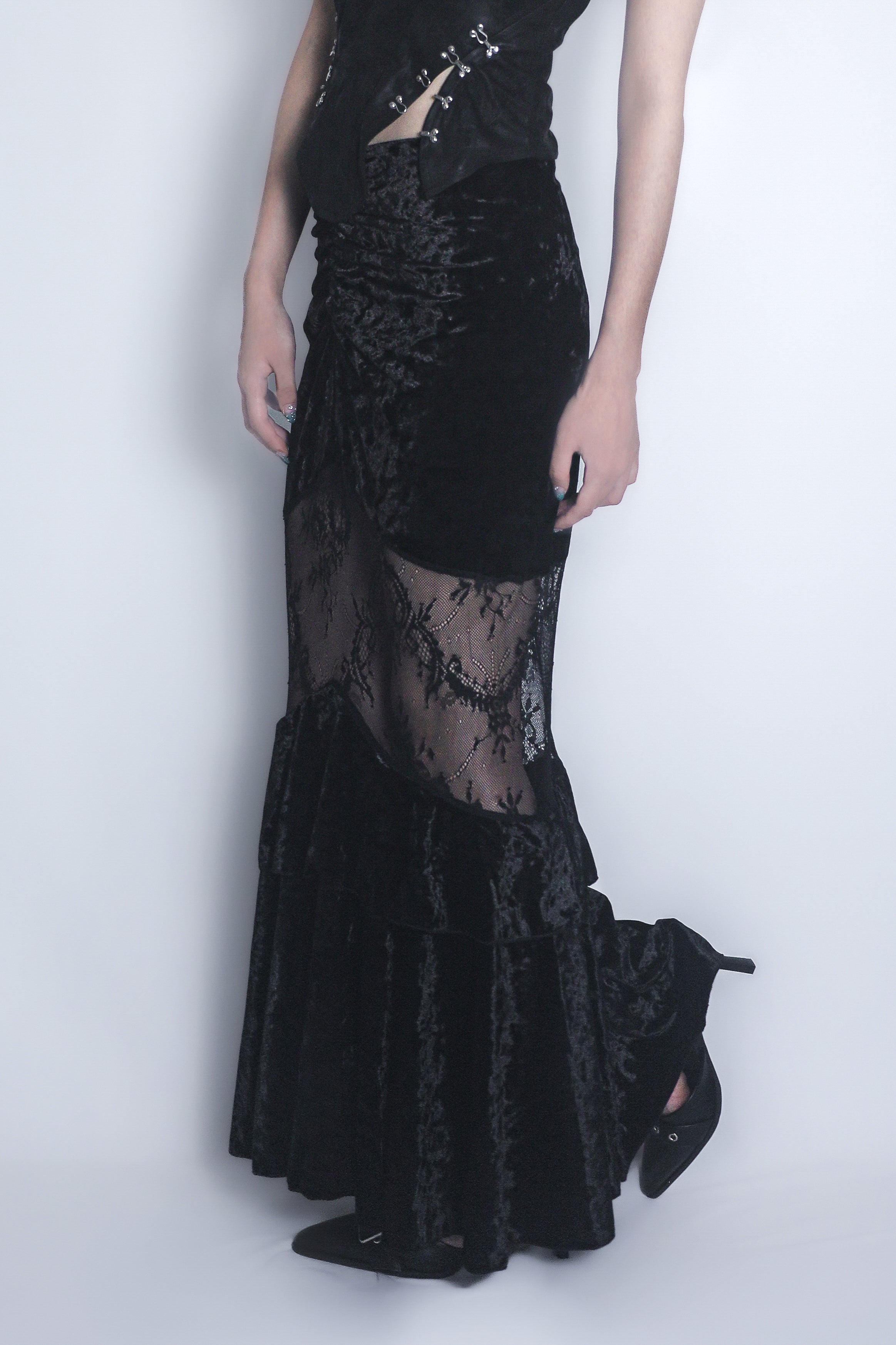 ベロアマーメードスカート