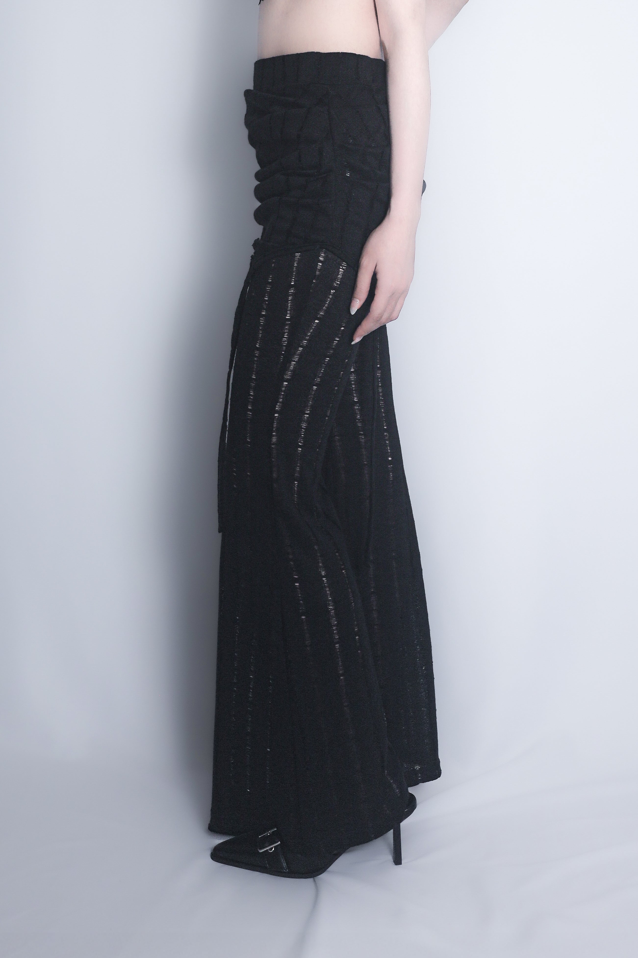 ニットフレアパンツ