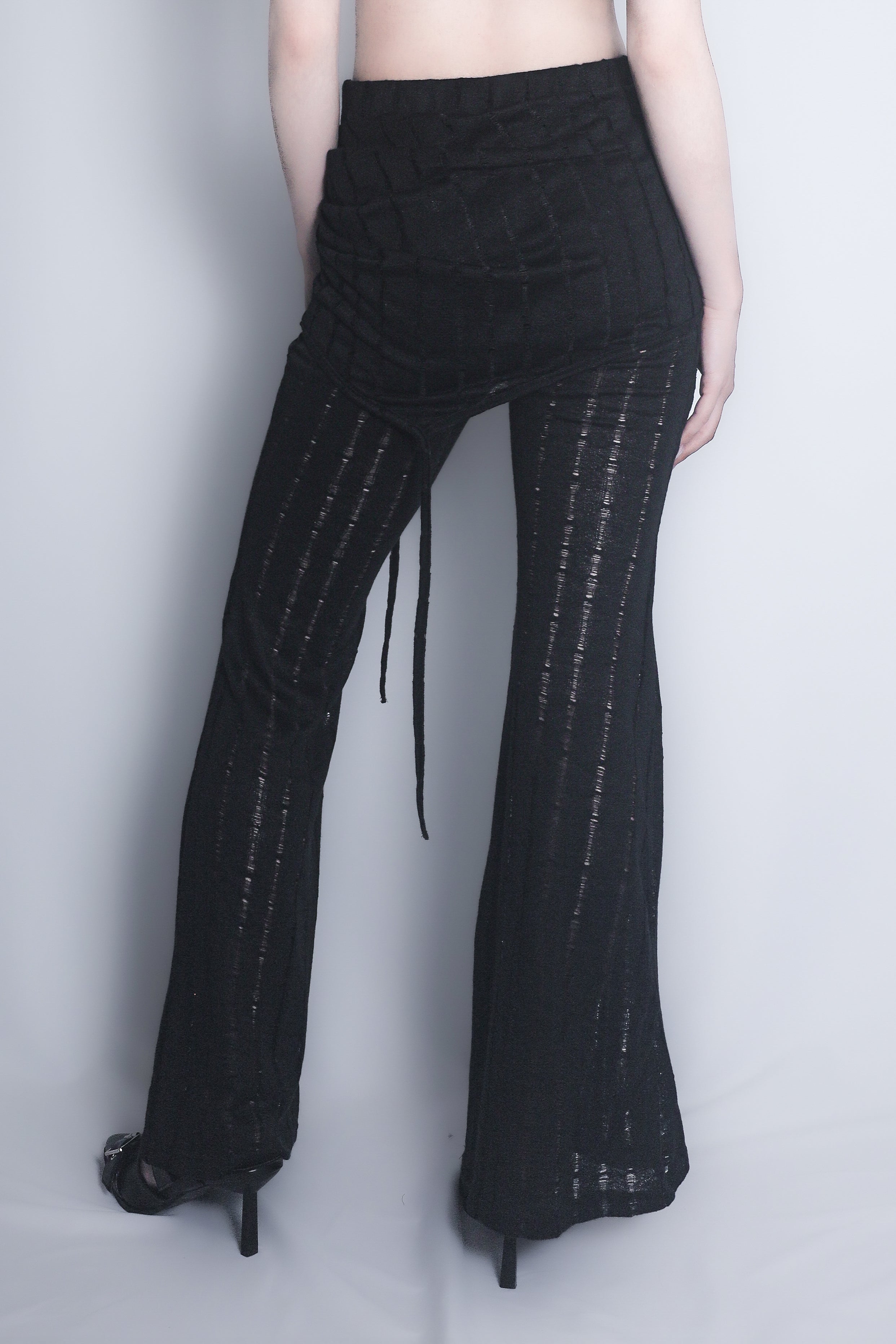 ニットフレアパンツ