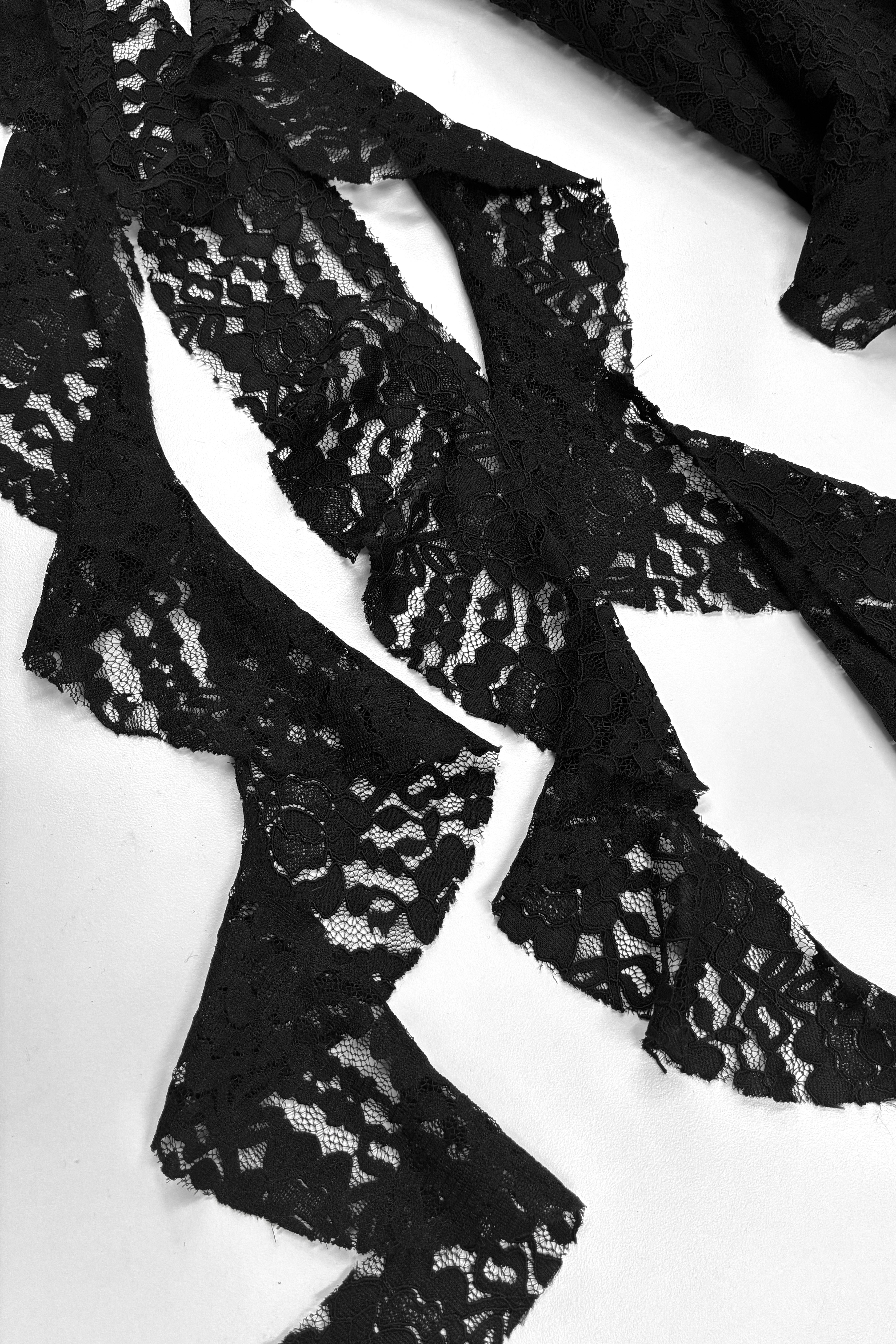 レースデザインロングスカート