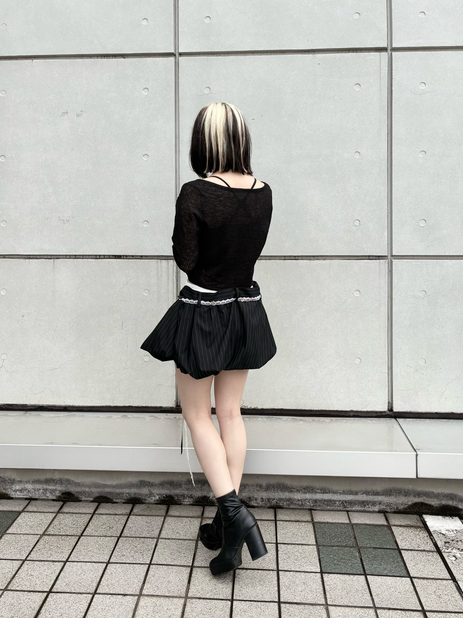 レイヤードスカート